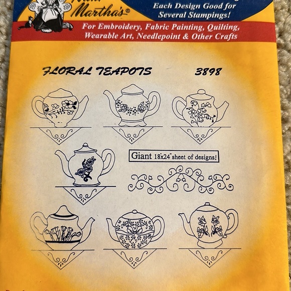 Aunt Martha Hot Iron Transfers for Crafting - Picture 10 of 16